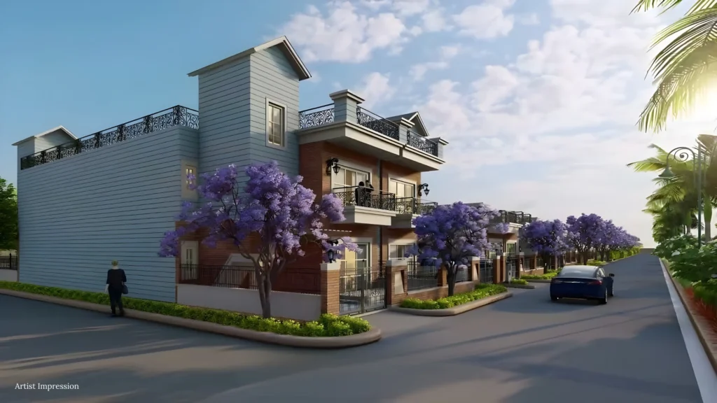 Eldeco Imperia Duplex Villa two storey modern architecture Lucknow