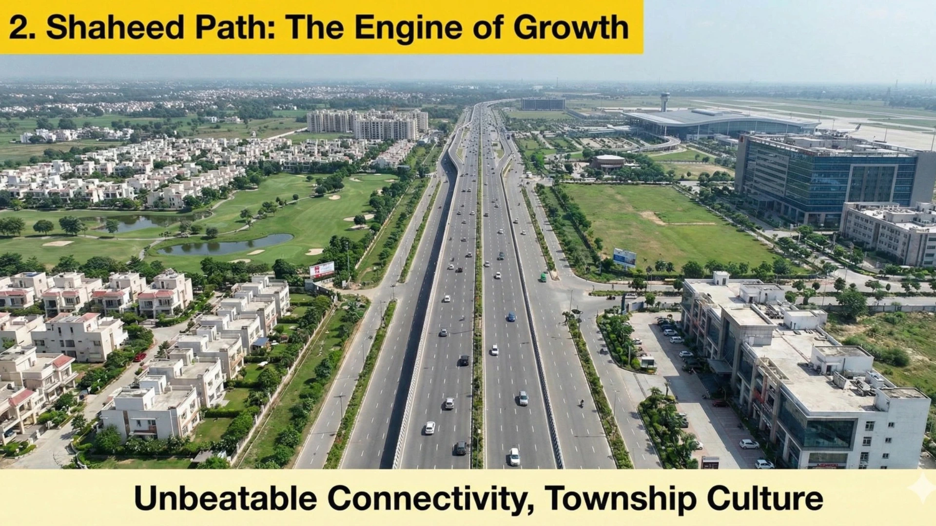 Shaheed Path highway growth corridor Lucknow
