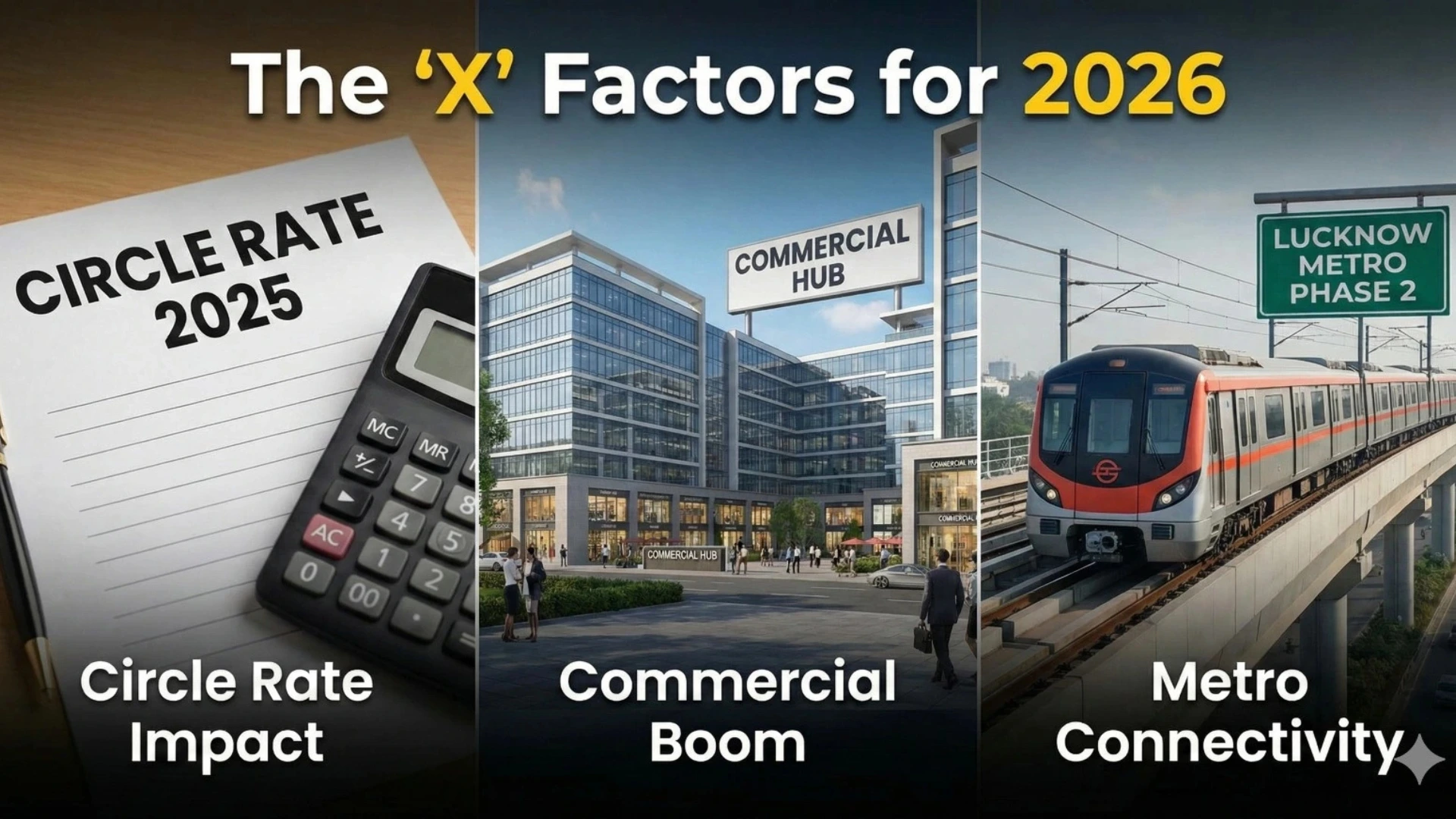 Lucknow Metro Map Phase 2 impact on property prices