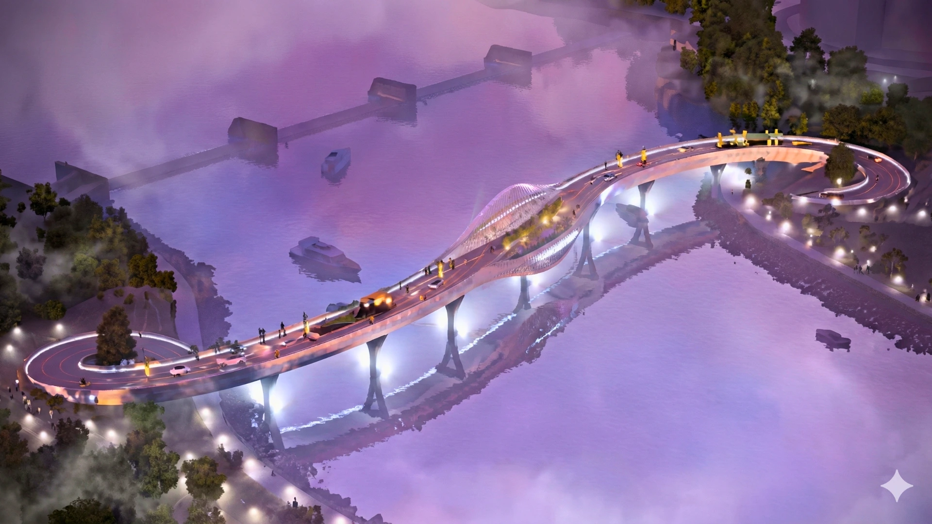 Lucknow Smiling Bridge Concept Art
