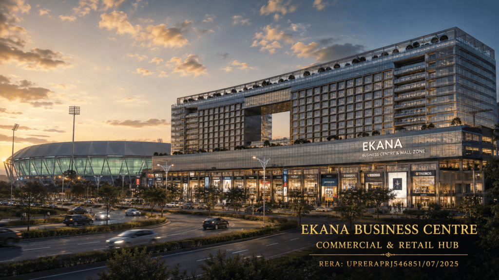 Ekana Business Centre Gomti Nagar Extension - Commercial Retail & Hotel Suites