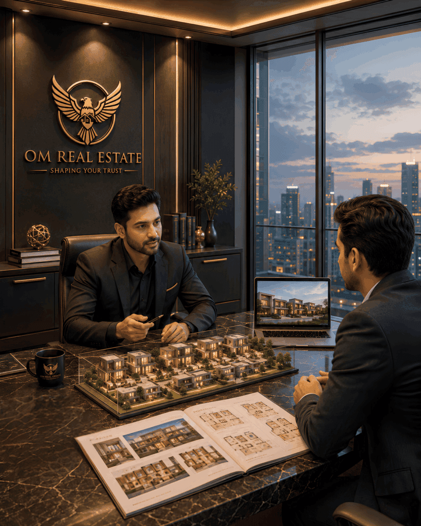 Expert real estate consultation and property advice at Om Real Estate