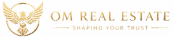 om real estate official logo